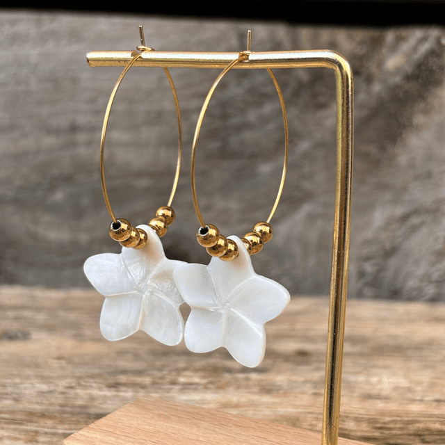 Boucles d’oreilles Créoles Tahiti