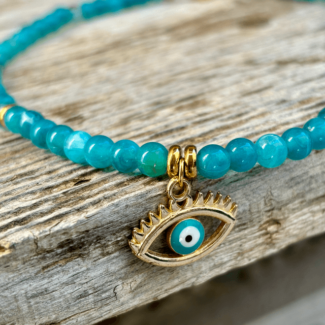 Collier œil lagon