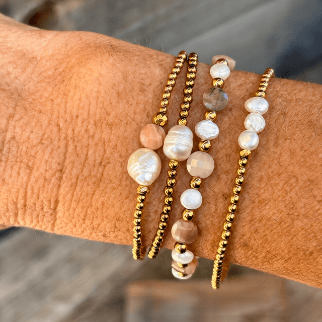 Bracelet Duo Pastille Pierre de Soleil 
