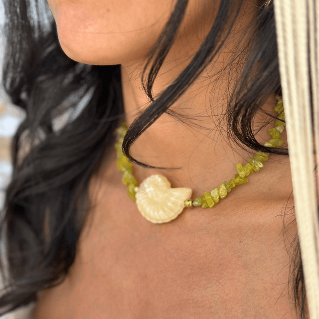 Collier Ursula Jade Lemon