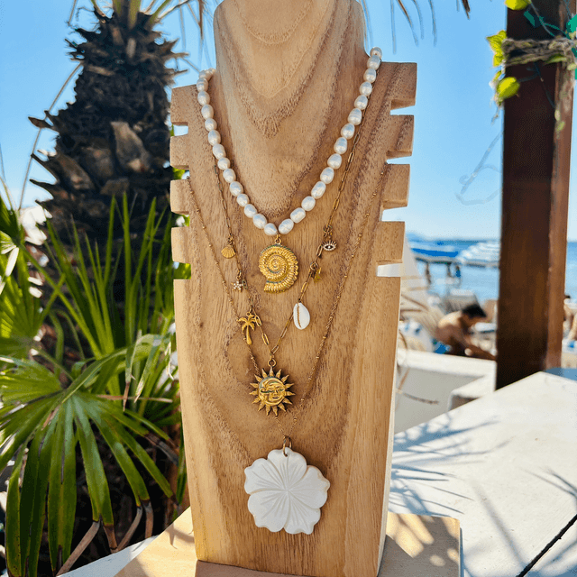 Collier Charms Sunmoon