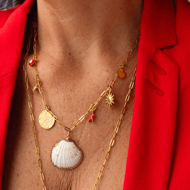 Collier charms Shell