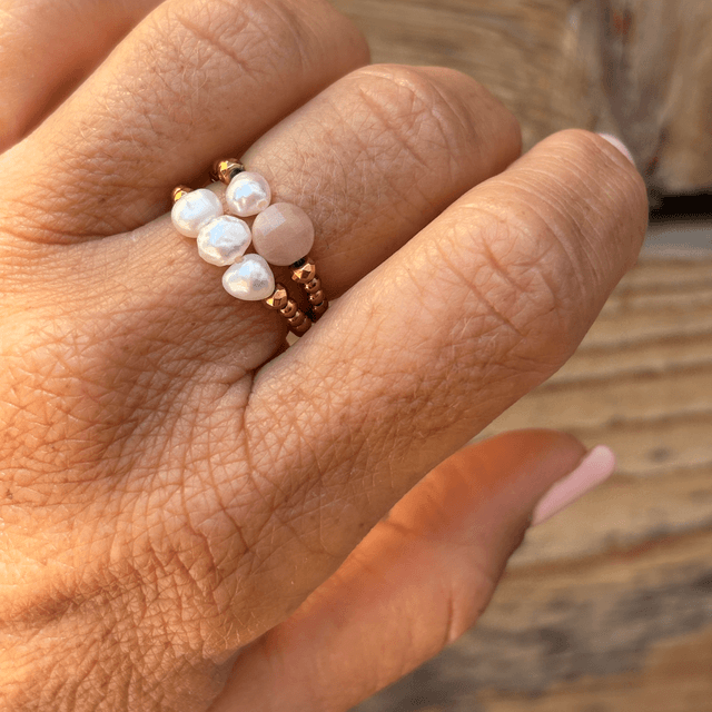 Bague Trio Pearl