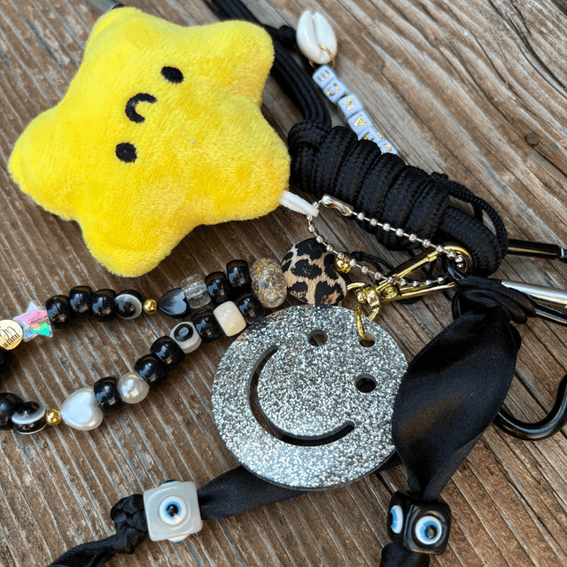 Grigri de Sac Big Smiley black CHANCE