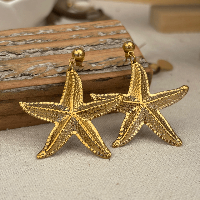 Boucles d’oreilles Étoile de mer 