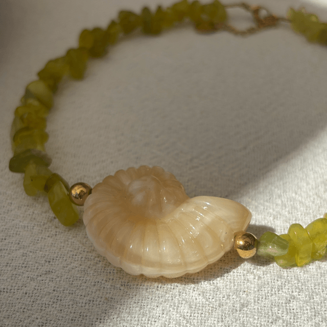 Collier Ursula Jade Lemon