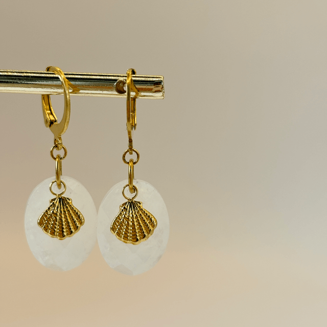 Dormeuses Shell Cristal 