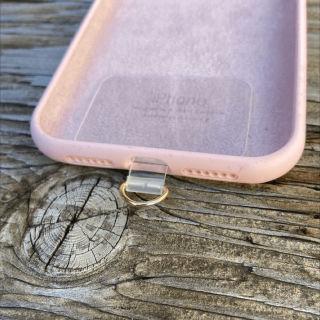 Adaptateur universel transparent doré 
