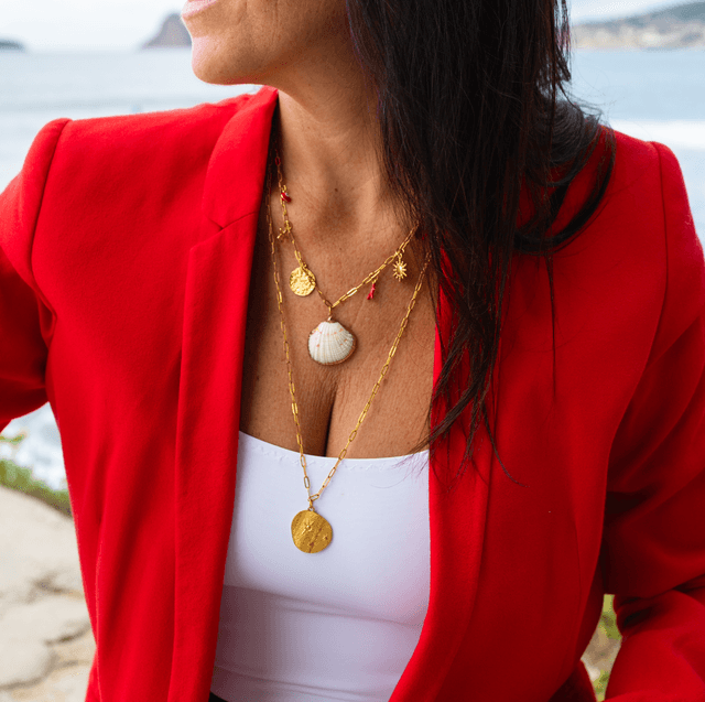 Collier charms Shell