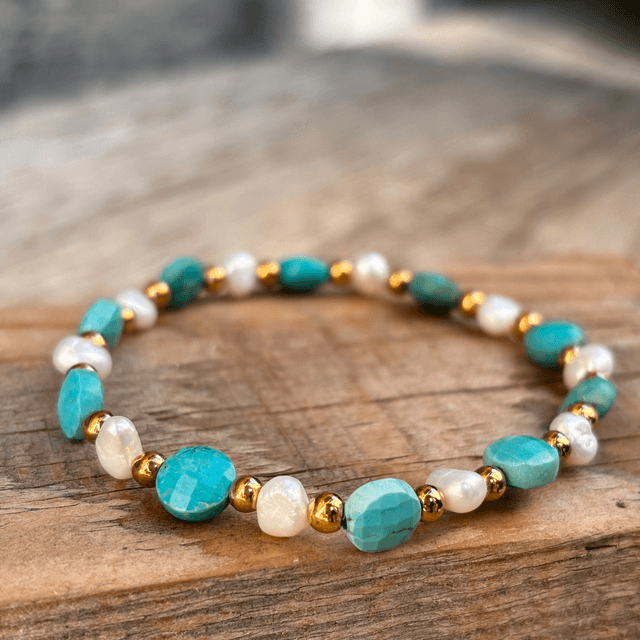 Bracelet Pastille turquoise