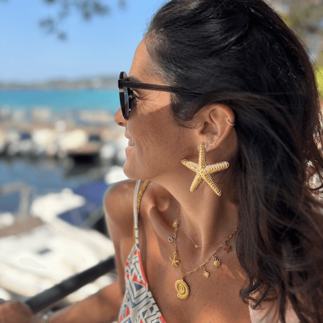 Boucles d’oreilles Étoiles de Mer Grand Modèle 