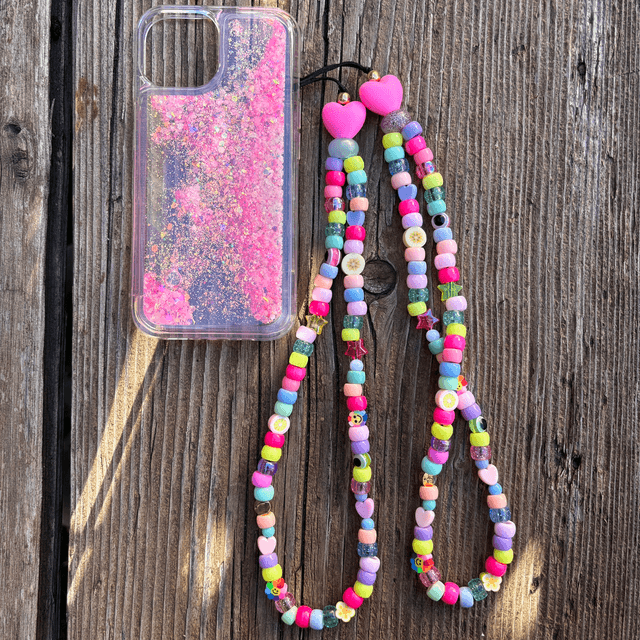Grigri de téléphone Bonbon d’Amour 🩷 Multico pastel - Taille M