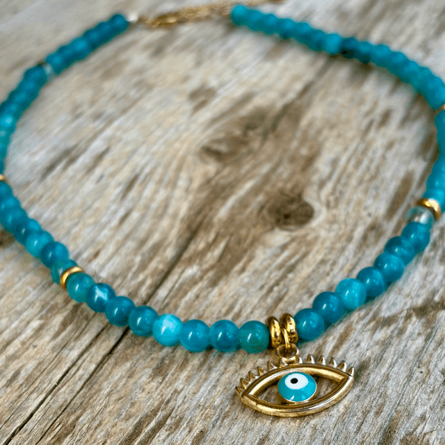 Collier œil lagon