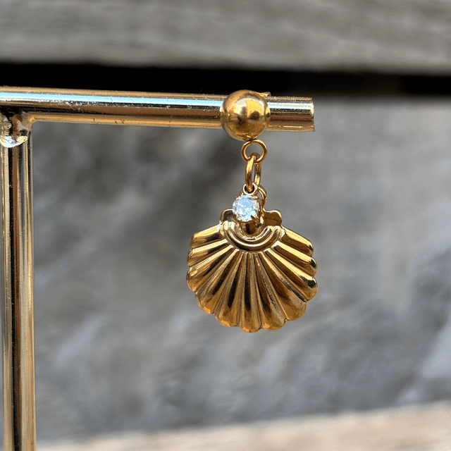 Boucles d’oreilles Coquillage Doré 
