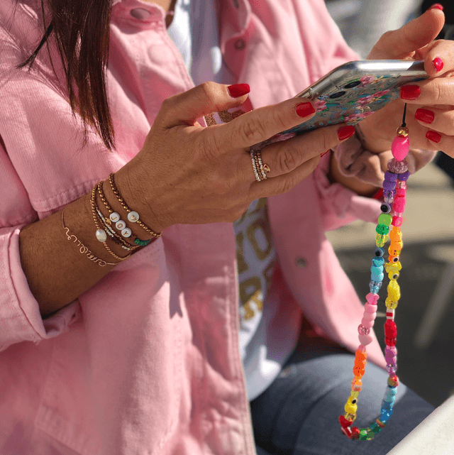 Grigri de téléphone personnalisable Bonbon d’Amour 🩷