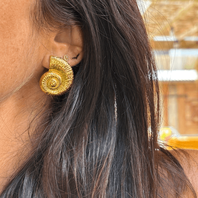 Boucles d’oreilles Ammonite
