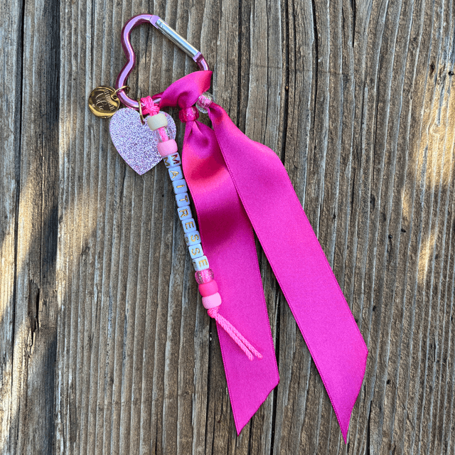 Porte-clés Grigri MAITRESSE rose