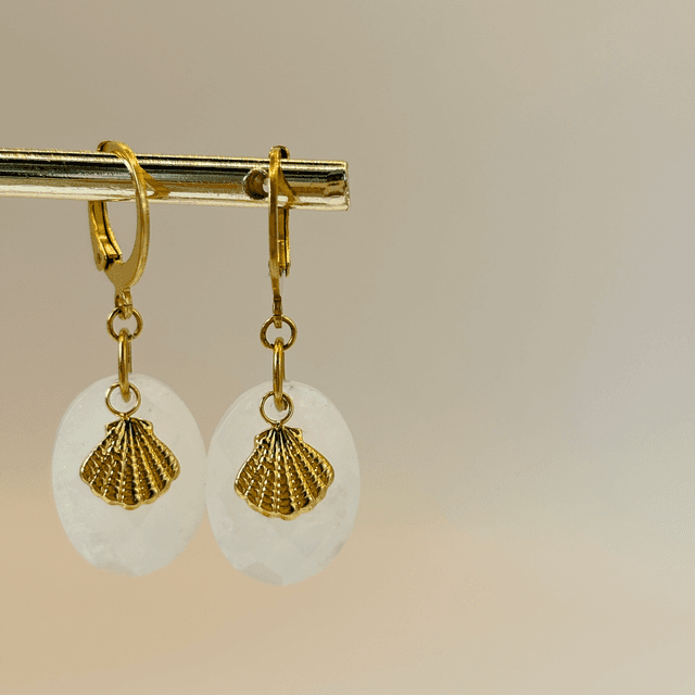 Dormeuses Shell Cristal 