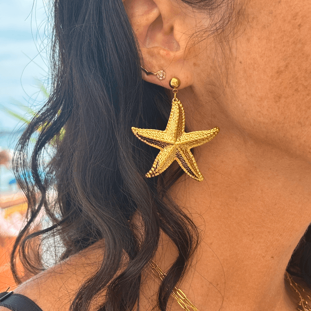 Boucles d’oreilles Étoile de mer 